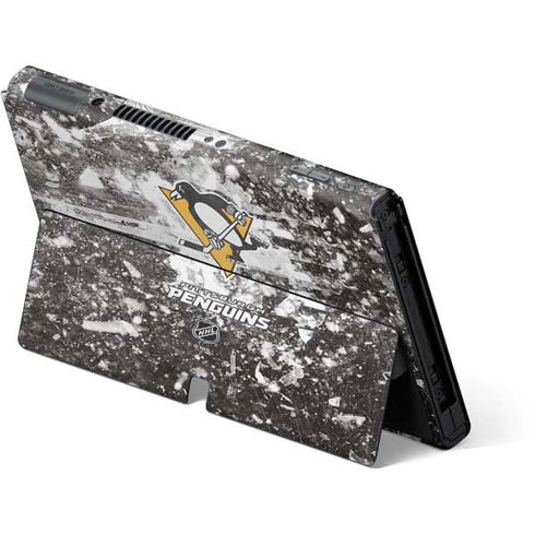 NHL Pittsburgh Penguins Frozen Nintendo Switch OLED (2021) Skin
