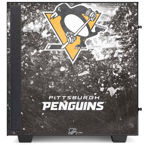 NHL Pittsburgh Penguins Frozen NZXT H510 Compact ATX Mid-Tower Case Skin