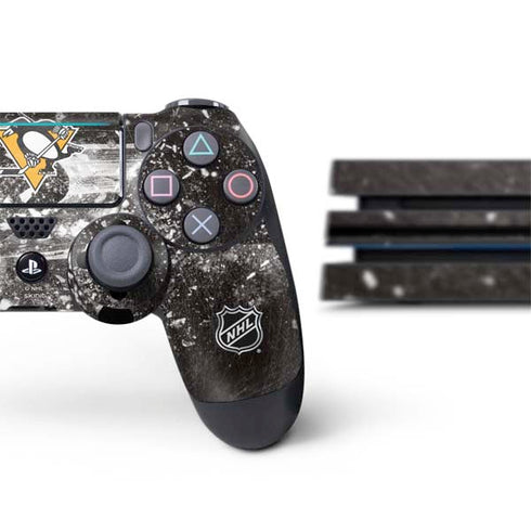 NHL Pittsburgh Penguins Frozen PS4 Pro Bundle Skin