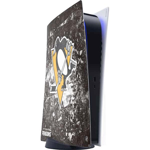 NHL Pittsburgh Penguins Frozen PS5 Digital Edition Console Skin