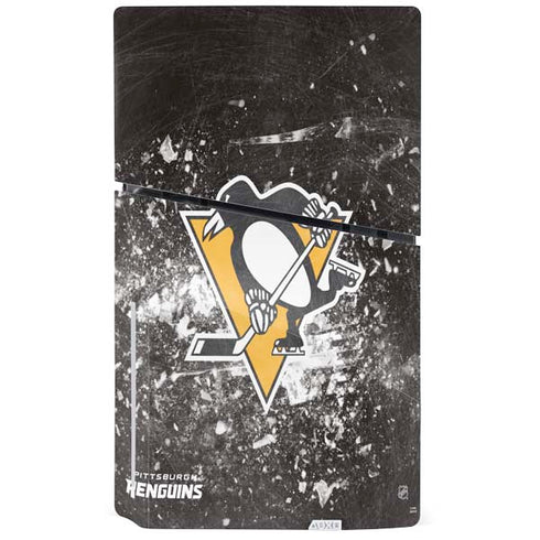 NHL Pittsburgh Penguins Frozen PS5 Slim Disk Bundle Skin