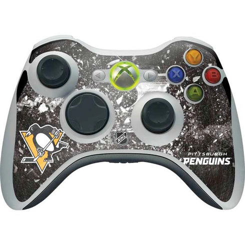 NHL Pittsburgh Penguins Frozen Xbox 360 Wireless Controller Skin