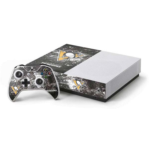 NHL Pittsburgh Penguins Frozen Xbox One S All-Digital Edition Bundle Skin