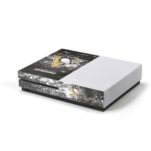 NHL Pittsburgh Penguins Frozen Xbox One S Console Skin