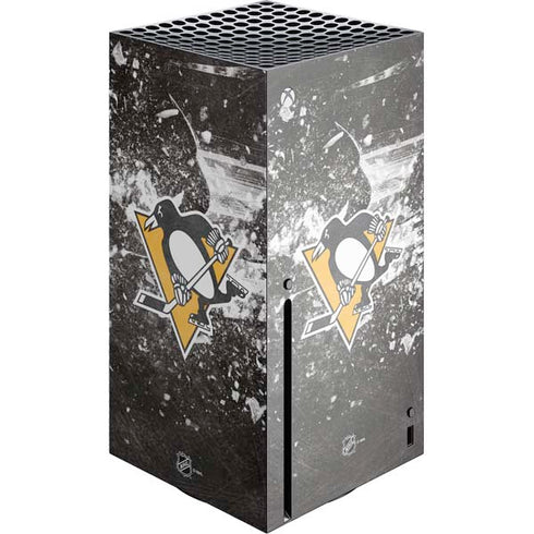 NHL Pittsburgh Penguins Frozen Xbox Series X Console Skin
