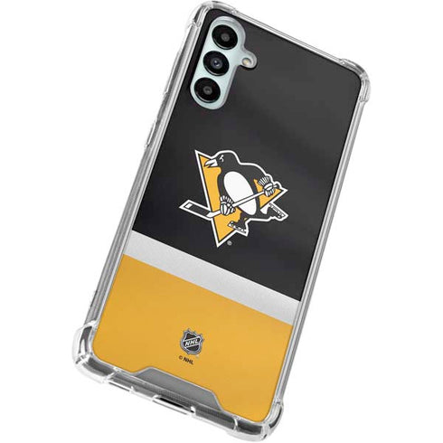 NHL Pittsburgh Penguins Jersey Galaxy A15 5G Clear Case