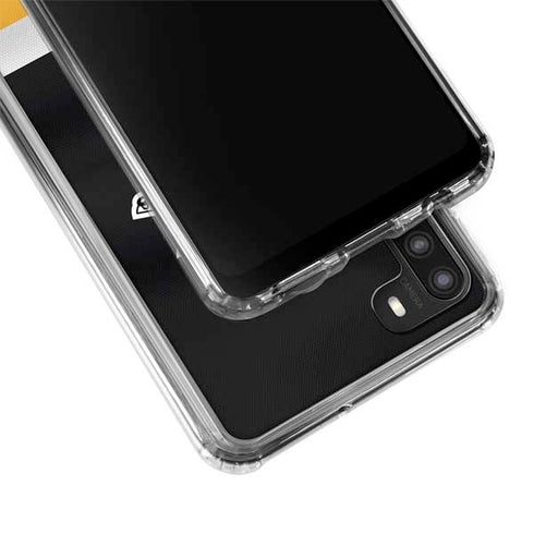 NHL Pittsburgh Penguins Jersey Galaxy A21 Clear Case