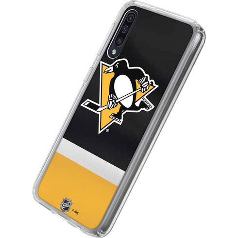 NHL Pittsburgh Penguins Jersey Galaxy A50 Clear Case
