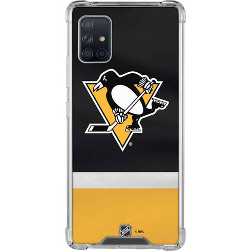 NHL Pittsburgh Penguins Jersey Galaxy A51 5G Clear Case