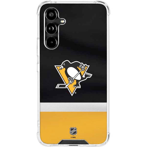 NHL Pittsburgh Penguins Jersey Galaxy A54 5G Clear Case