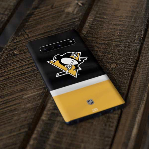 NHL Pittsburgh Penguins Jersey Galaxy S10 Plus Skin