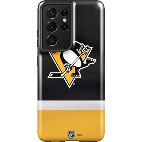 NHL Pittsburgh Penguins Jersey Galaxy S21 Ultra 5G Pro Case