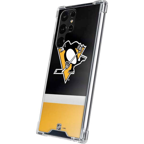 NHL Pittsburgh Penguins Jersey Galaxy S22 Ultra Clear Case