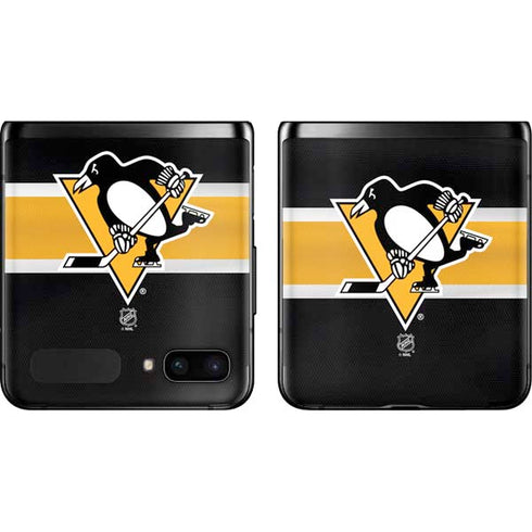NHL Pittsburgh Penguins Jersey Galaxy Z Flip Skin