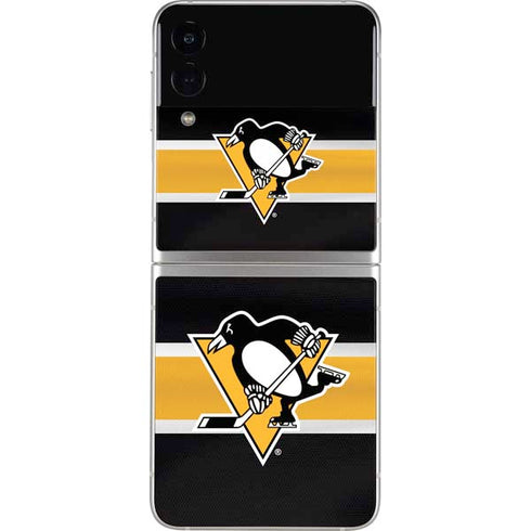NHL Pittsburgh Penguins Jersey Galaxy Z Flip4 5G Skin