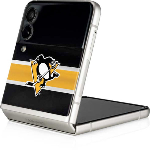 NHL Pittsburgh Penguins Jersey Galaxy Z Flip4 5G Skin