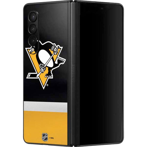 NHL Pittsburgh Penguins Jersey Galaxy Z Fold3 5G Skin
