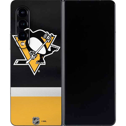 NHL Pittsburgh Penguins Jersey Galaxy Z Fold4 5G Skin