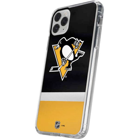 NHL Pittsburgh Penguins Jersey iPhone 11 Pro Clear Case