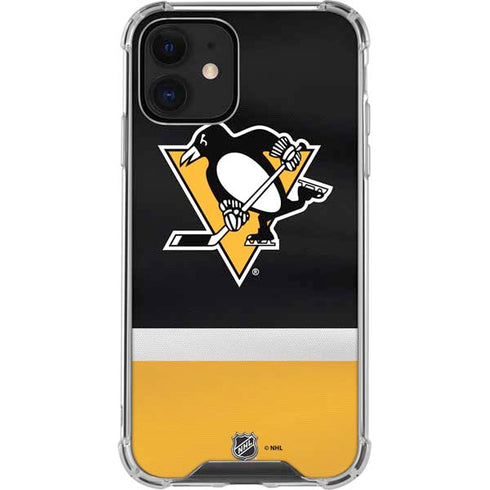 NHL Pittsburgh Penguins Jersey iPhone 12 Mini Clear Case