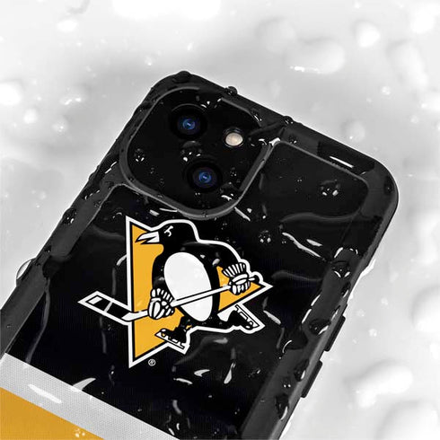 NHL Pittsburgh Penguins Jersey iPhone 13 Mini Waterproof Case