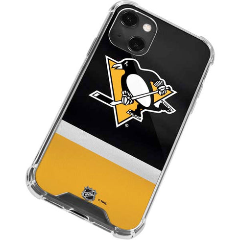 NHL Pittsburgh Penguins Jersey iPhone 14 Plus Clear Case