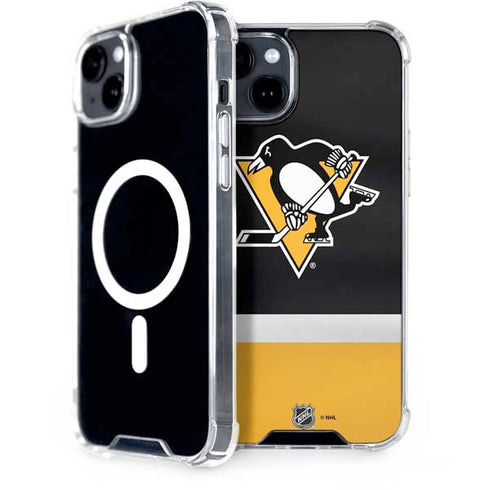 NHL Pittsburgh Penguins Jersey iPhone 15 Plus MagSafe Case