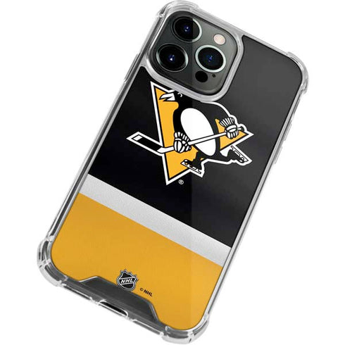 NHL Pittsburgh Penguins Jersey iPhone 14 Pro Clear Case