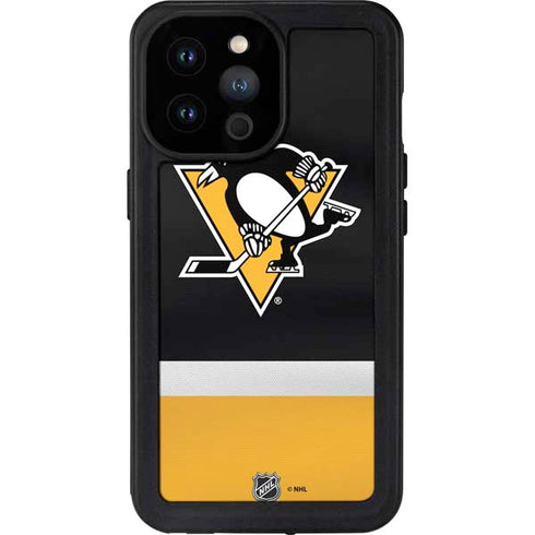 NHL Pittsburgh Penguins Jersey iPhone 14 Pro Max Waterproof Case