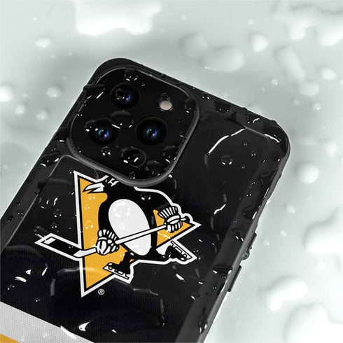 NHL Pittsburgh Penguins Jersey iPhone 14 Pro Max Waterproof Case