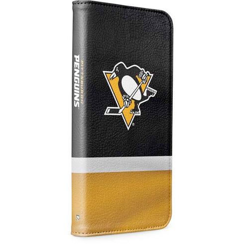 NHL Pittsburgh Penguins Jersey iPhone 15 Plus Folio Case