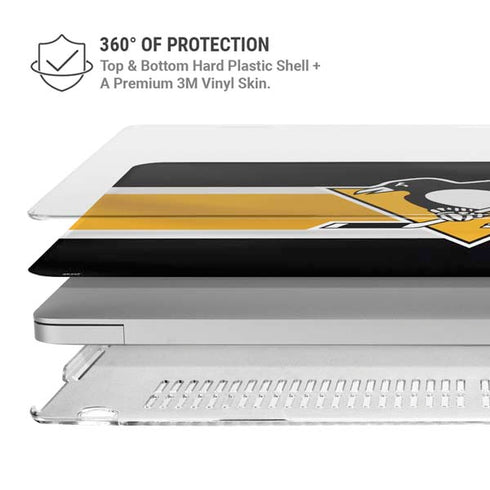 NHL Pittsburgh Penguins Jersey MacBook Air 15in (2023-2025) Case plus Skin