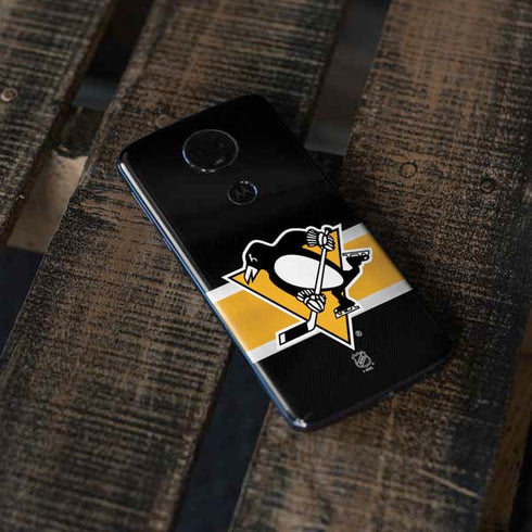NHL Pittsburgh Penguins Jersey Moto E5 Plus Skin