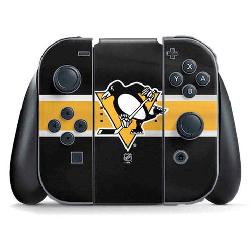 NHL Pittsburgh Penguins Jersey Nintendo Switch (2017-2021) Joy-Con Controller Skin