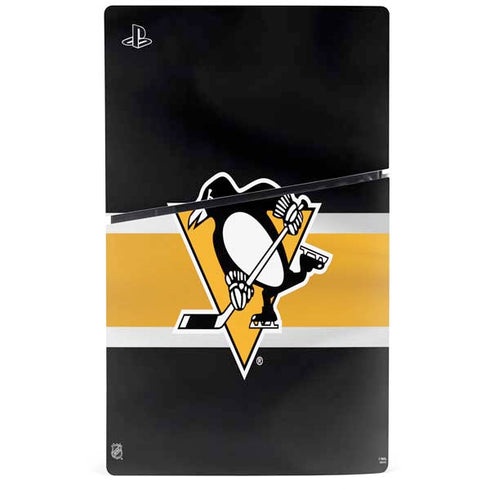 NHL Pittsburgh Penguins Jersey PS5 Slim Digital Edition Bundle Skin