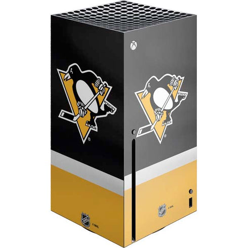 NHL Pittsburgh Penguins Jersey Xbox Series X Console Skin