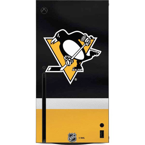 NHL Pittsburgh Penguins Jersey Xbox Series X Console Skin