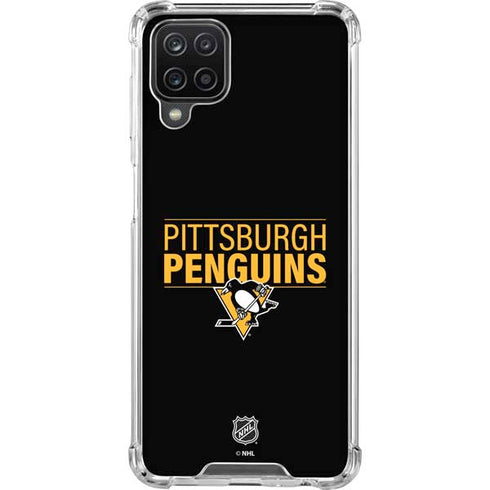 NHL Pittsburgh Penguins Lineup Galaxy A12 Clear Case
