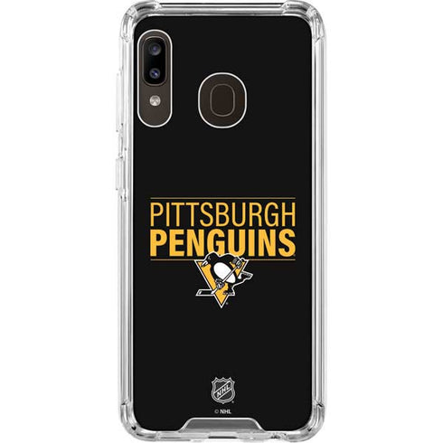 NHL Pittsburgh Penguins Lineup Galaxy A30 Clear Case