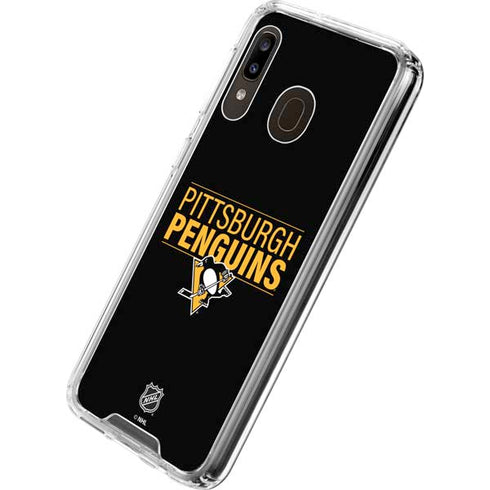 NHL Pittsburgh Penguins Lineup Galaxy A30 Clear Case