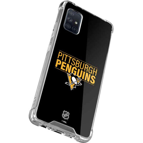 NHL Pittsburgh Penguins Lineup Galaxy A71 5G Clear Case