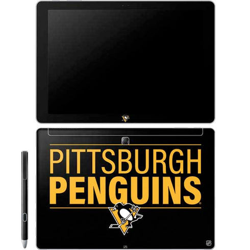 NHL Pittsburgh Penguins Lineup Galaxy Book 12in Skin