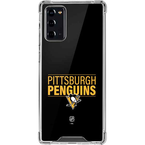 NHL Pittsburgh Penguins Lineup Galaxy Note20 5G Clear Case