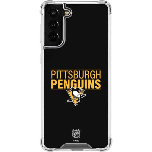 NHL Pittsburgh Penguins Lineup Galaxy S21 FE Clear Case