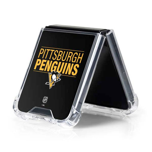NHL Pittsburgh Penguins Lineup Galaxy Z Flip5 5G Clear Case