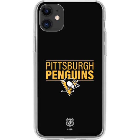 NHL Pittsburgh Penguins Lineup iPhone 11 Clear Case