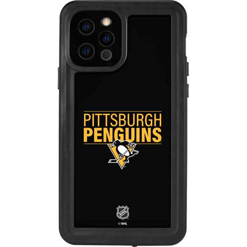 NHL Pittsburgh Penguins Lineup iPhone 12 Pro Waterproof Case