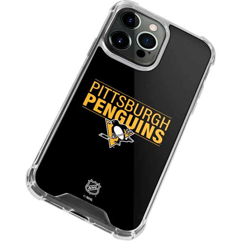 NHL Pittsburgh Penguins Lineup iPhone 13 Pro Clear Case