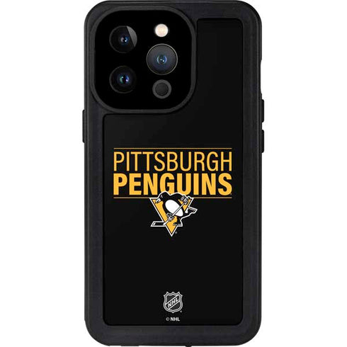 NHL Pittsburgh Penguins Lineup iPhone 14 Pro Waterproof Case