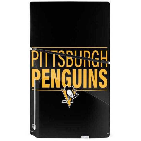 NHL Pittsburgh Penguins Lineup PS5 Slim Disk Console Skin